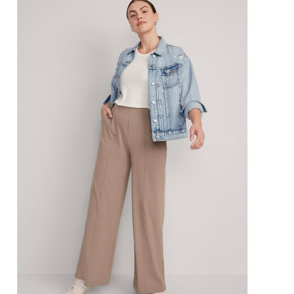 Old Navy High-Waisted PowerSoft Wide-Leg Pants - Comfortable! Womens xl - Picture 1 of 8